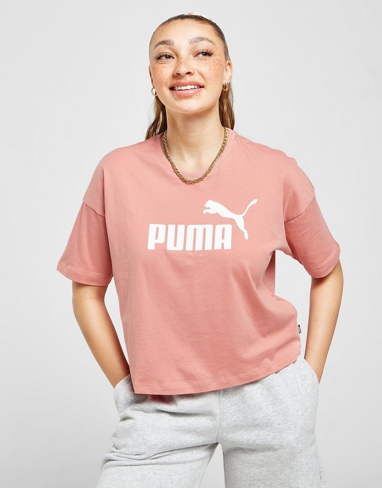 Tricou pentru femei PUMA CORE CROP TRICOU  58686663 Roșu