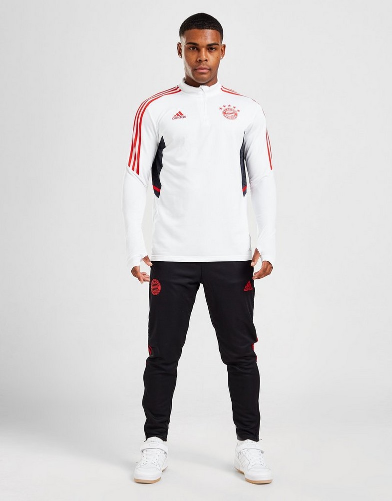 Komplet dresowy męski ADIDAS DRES FC BAYERN MUNICH TRAINING TOP HB0620 Biały