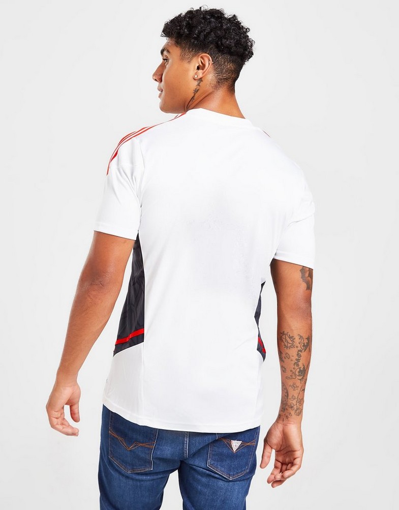 Koszulka, t-shirt męski ADIDAS KRÓTKI RĘKAW FC BAYERN MUNICH TRAINING SHIRT HB0621 Biały