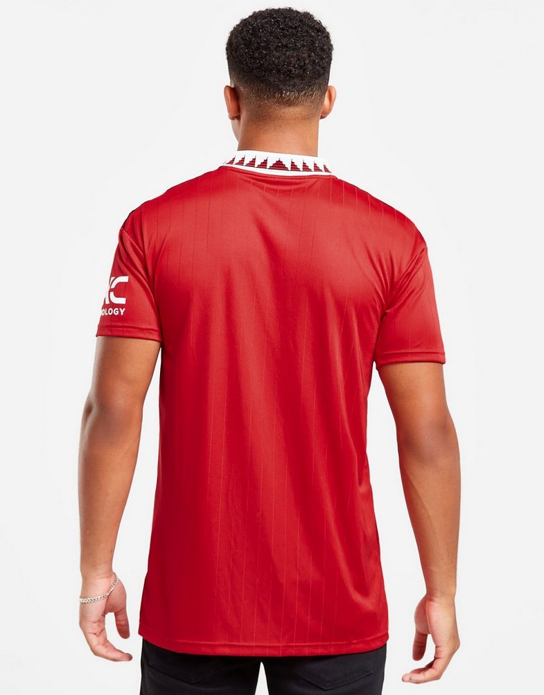 Koszulka, t-shirt męski ADIDAS KRÓTKI RĘKAW MANCHESTER UNITED FC 2022/23 HOME SHIRT H13881 Czerwony