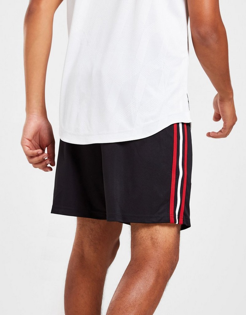 Koszulka, t-shirt męski ADIDAS KRÓTKI RĘKAW MANCHESTER UNITED FC 2022/23 AWAY SHORTS H13882 Czarny