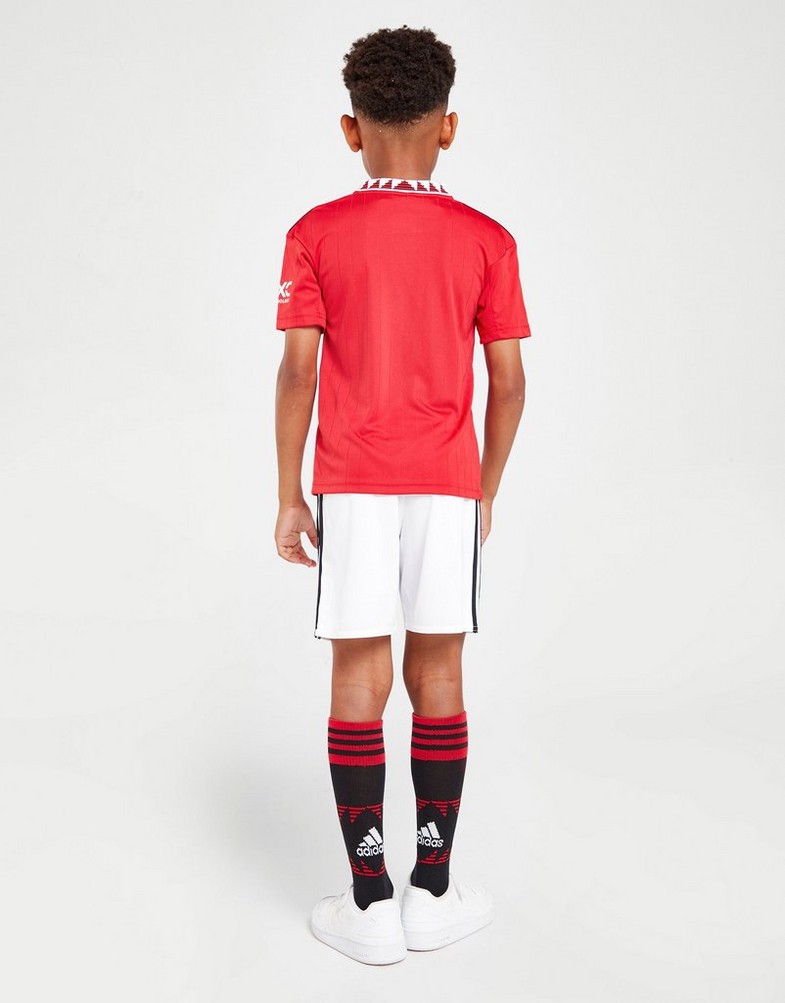 Koszulka, t-shirt dziecięcy ADIDAS KRÓTKI RĘKAW MANCHESTER UNITED FC 2022/23 HOME KIT CHILDREN H64050 Czerwony