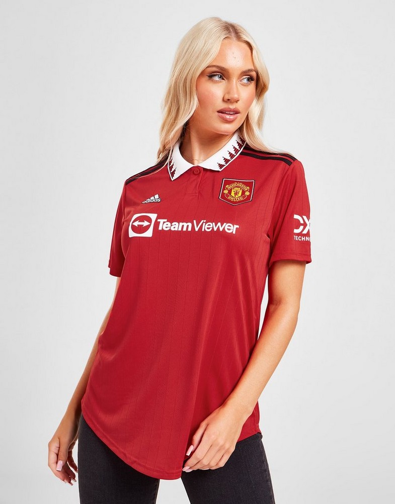 Koszulka, t-shirt męski ADIDAS KRÓTKI RĘKAW MANCHESTER UNITED FC 2022/23 HOME SHIRT WOMEN'S