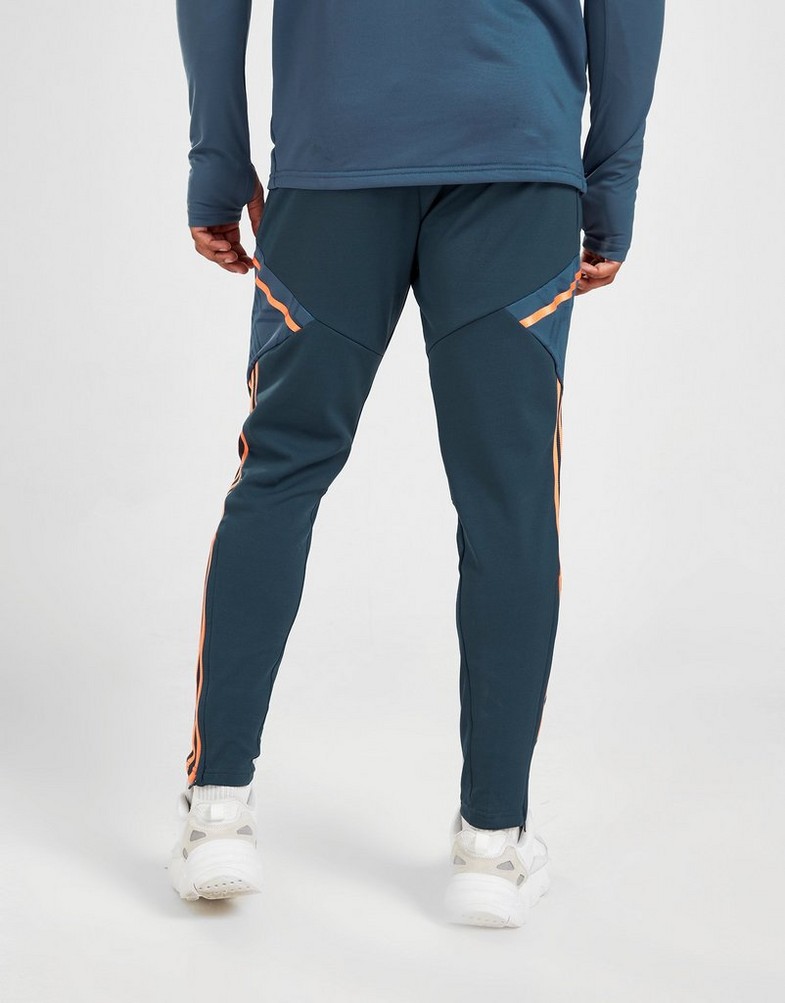 Komplet dresowy męski ADIDAS DRES MANCHESTER UNITED FC TRAINING TRACK PANTS HG3987 Granatowy