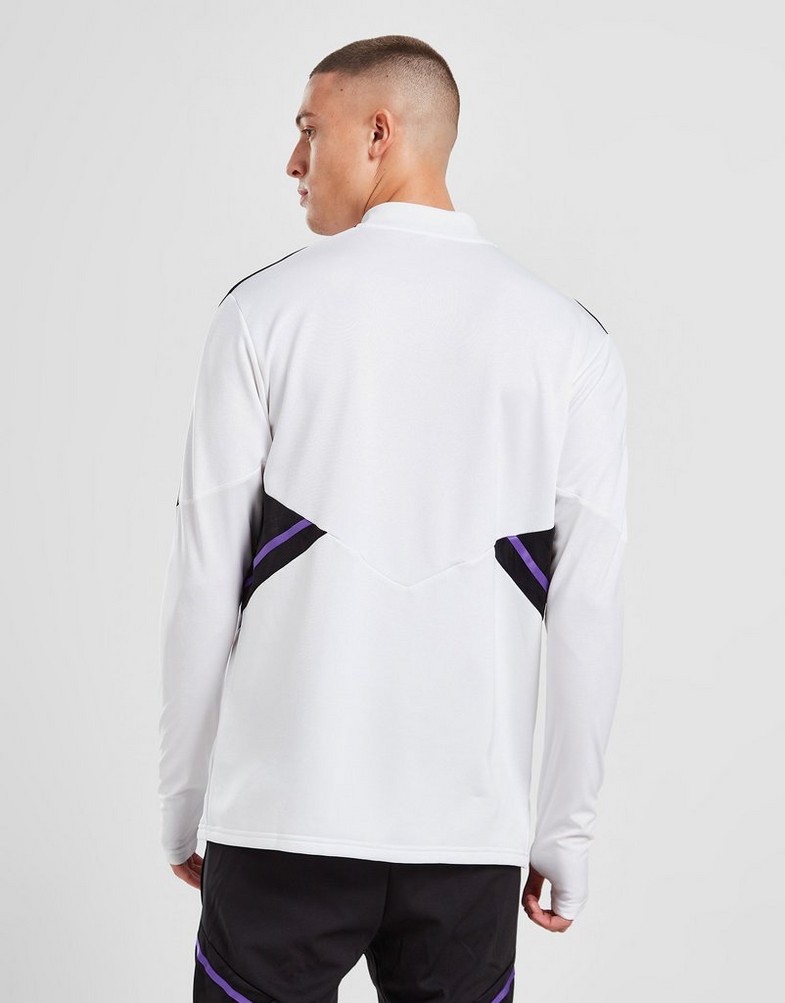 Komplet dresowy męski ADIDAS DRES REAL MADRID FC TRAINING TOP HA2582 Biały