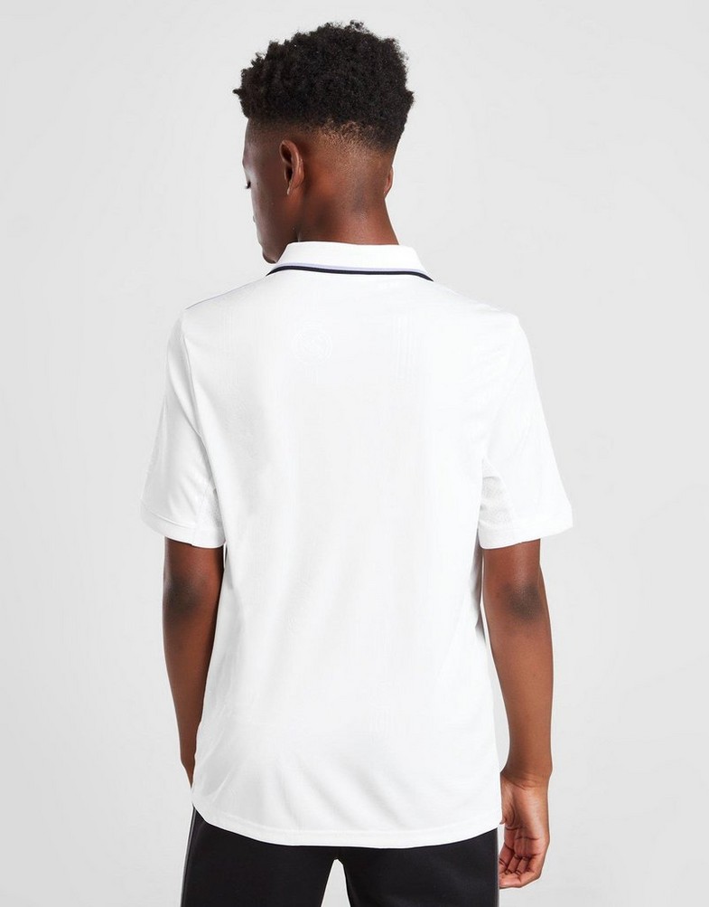 Komplet dresowy dziecięcy ADIDAS KOMPLET REAL MADRID 2022/23 HOME SHIRT JUNIOR HA2654 Biały
