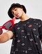 ADIDAS KRÓTKI RĘKAW STICKER ALL OVER PRINT T-SHIRT