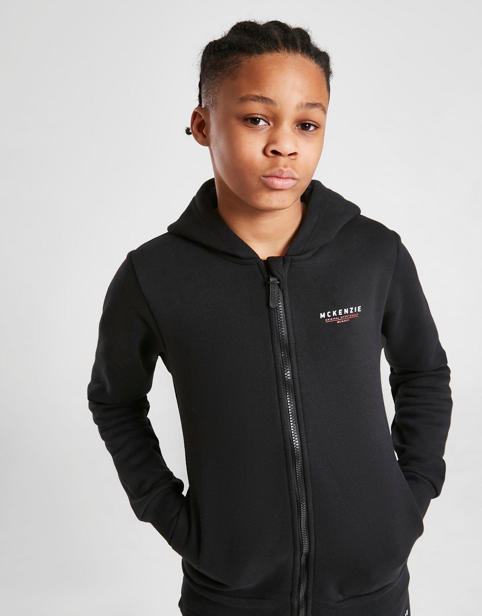 Детски суичър MCKENZIE С КАЧУЛКА ESSENTIAL FULL ZIP HOODIE JUNIOR MCKTJ15371090 Черен