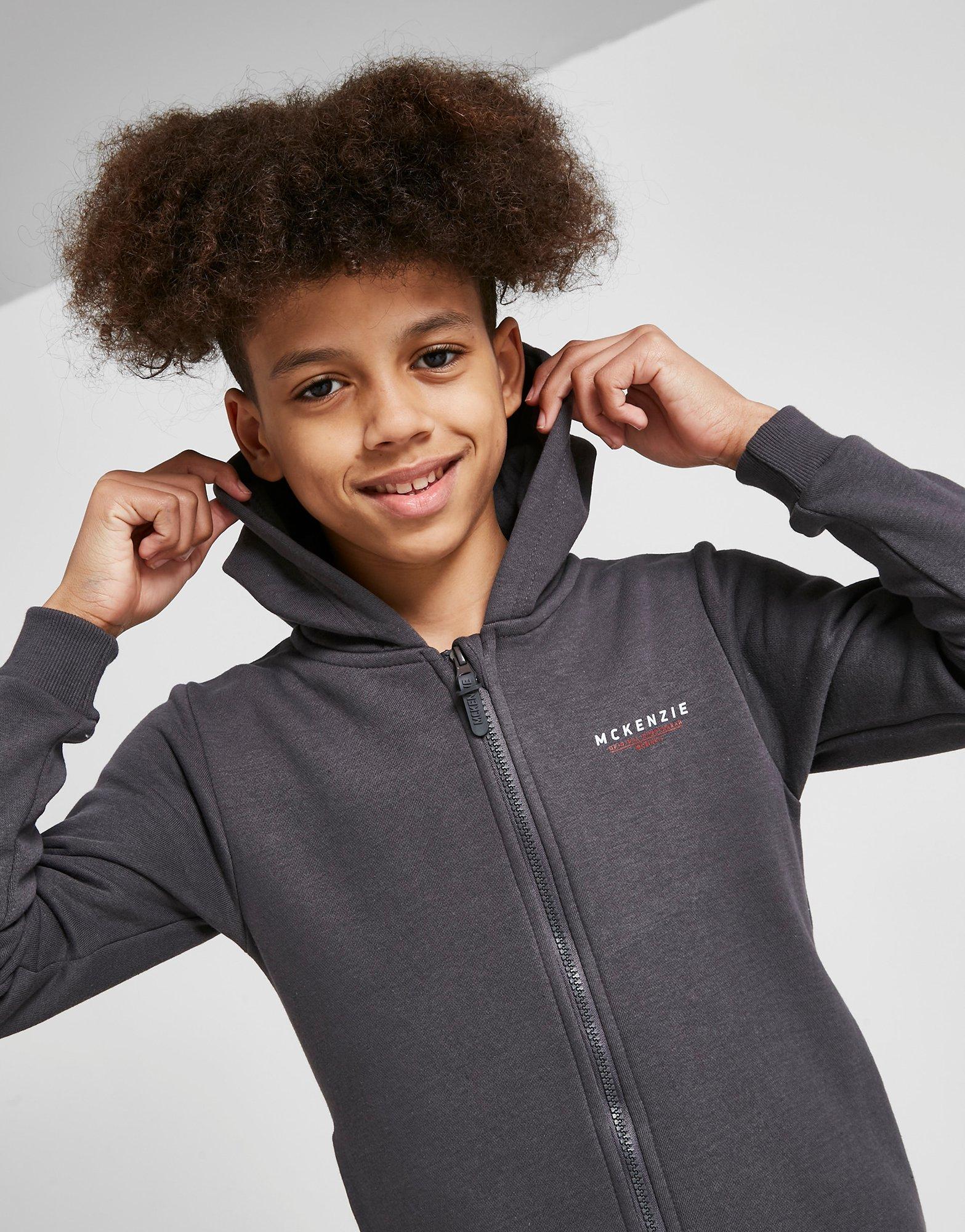 Дитячі кофти MCKENZIE З КАПЮШОНОМ ESSENTIAL FULL ZIP HOODIE JUNIOR MCKTJ15371040 Сірий