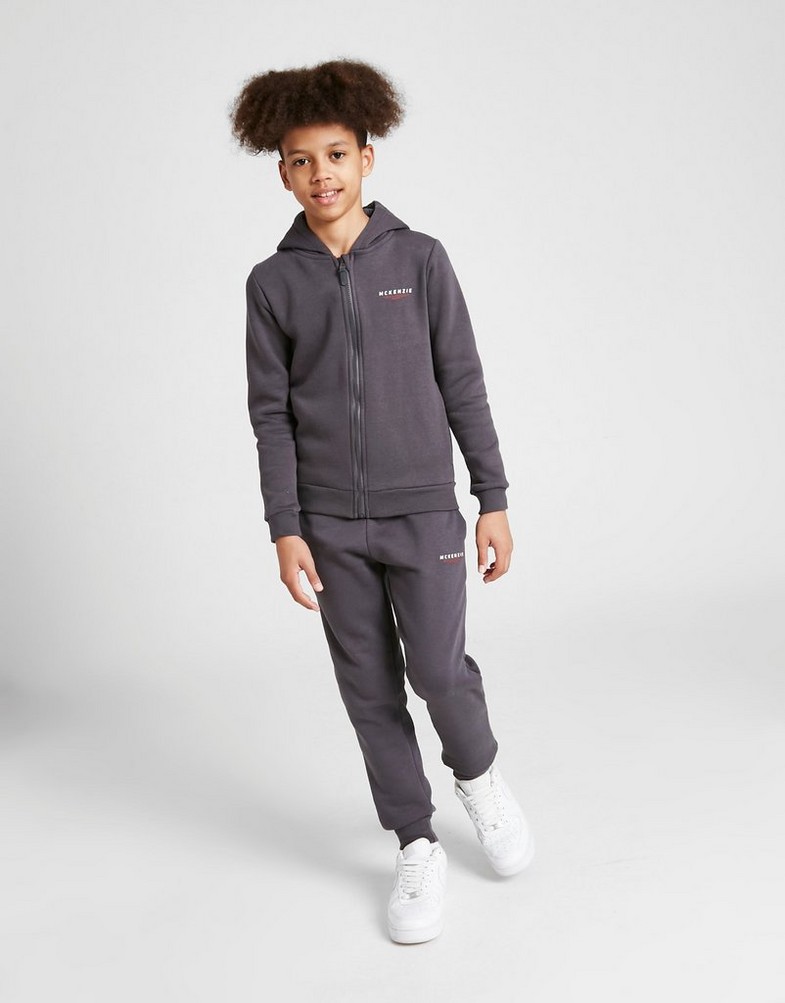 Gyerek pulóver MCKENZIE KAPUCNIS ESSENTIAL FULL ZIP HOODIE JUNIOR MCKTJ15371040 Szürke
