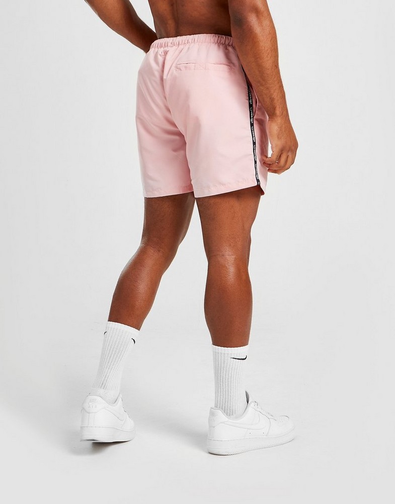 Krótkie spodenki, szorty męskie ELLESSE SZORTY WINNERO TAPE SWIM SHORTS SJD16375PNK Różowy