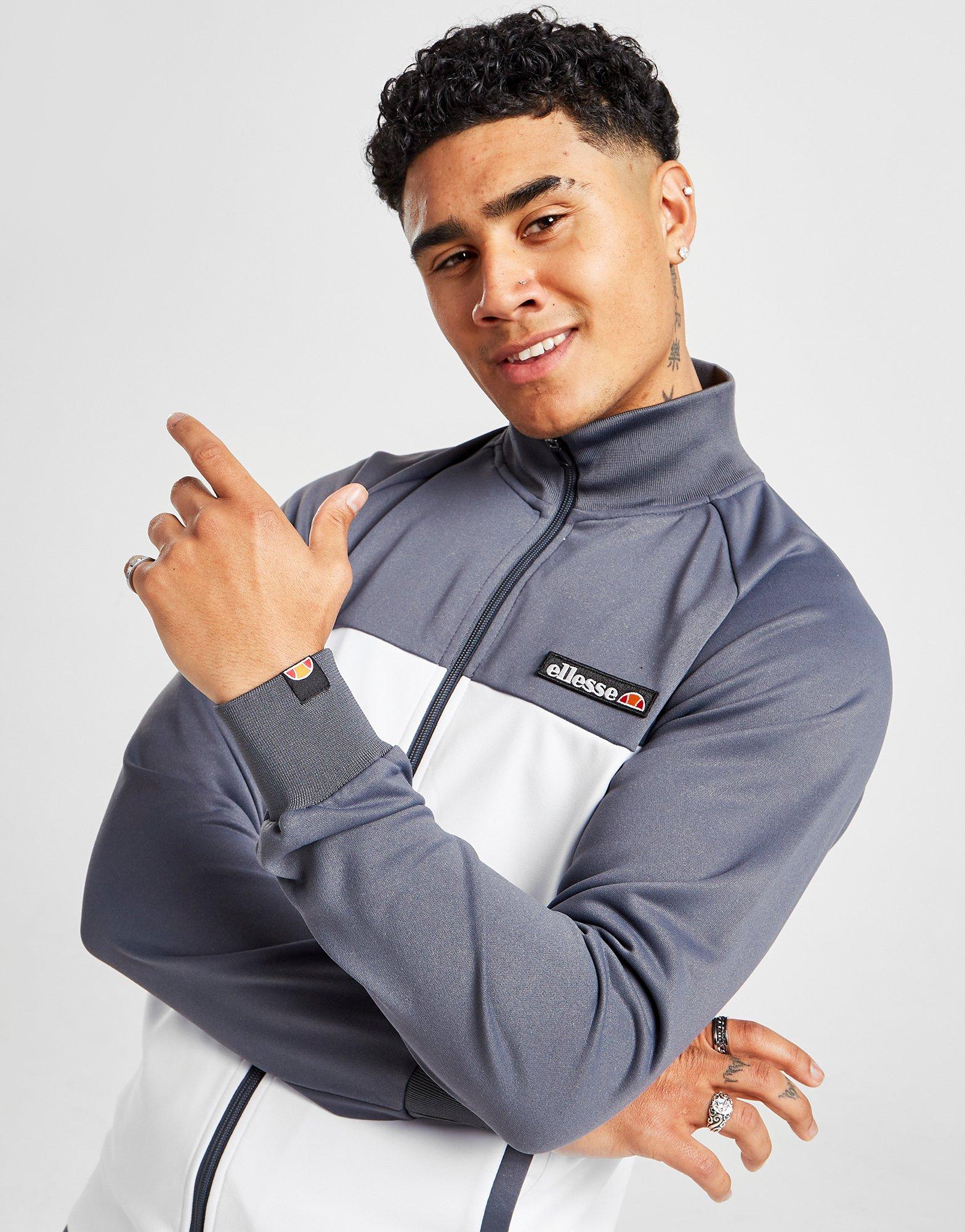 Férfi pulóverek ELLESSE PULÓVER CIPZÁRAS SATIA TTOP SJD16898126 Szürke