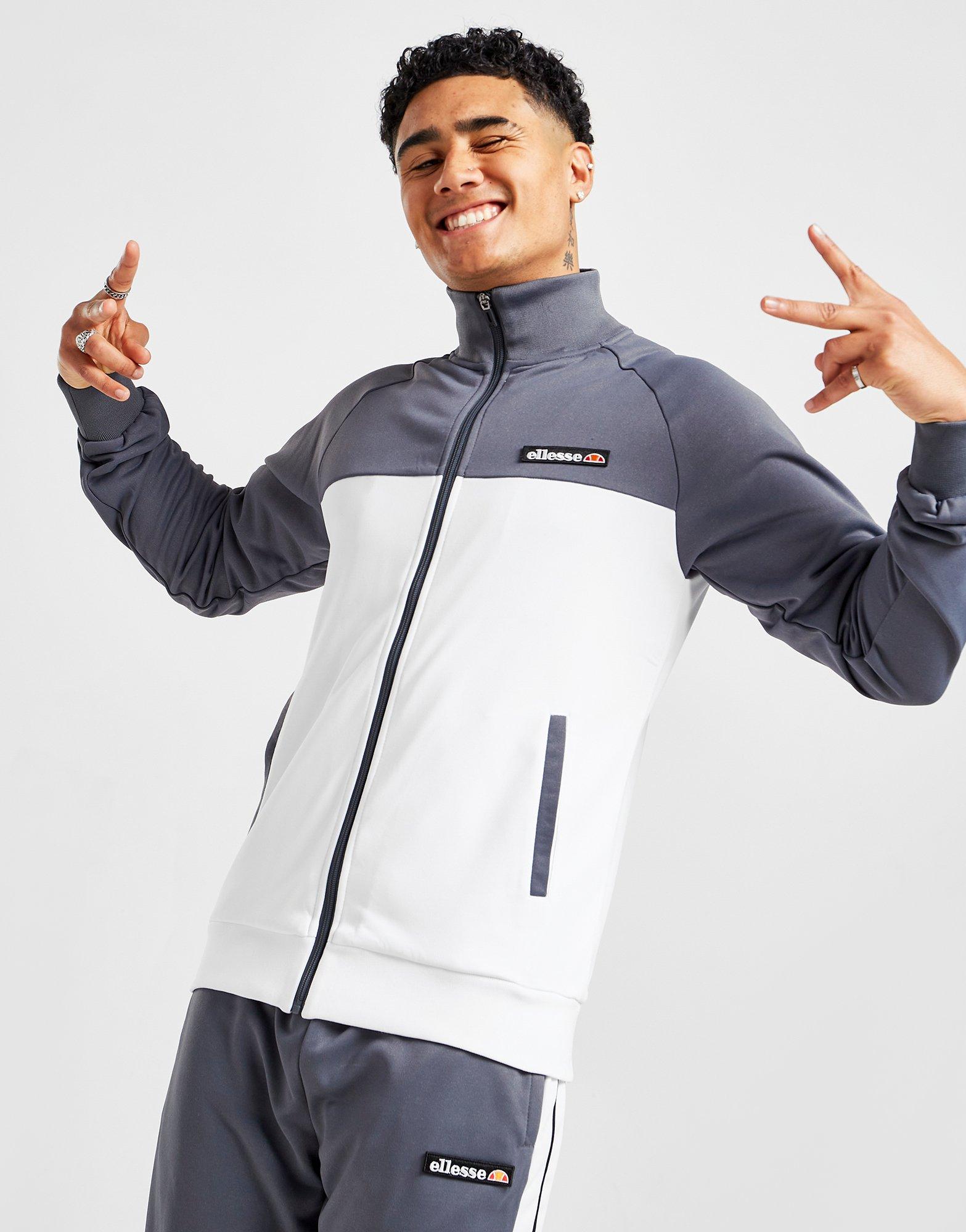 Férfi pulóverek ELLESSE PULÓVER CIPZÁRAS SATIA TTOP SJD16898126 Szürke