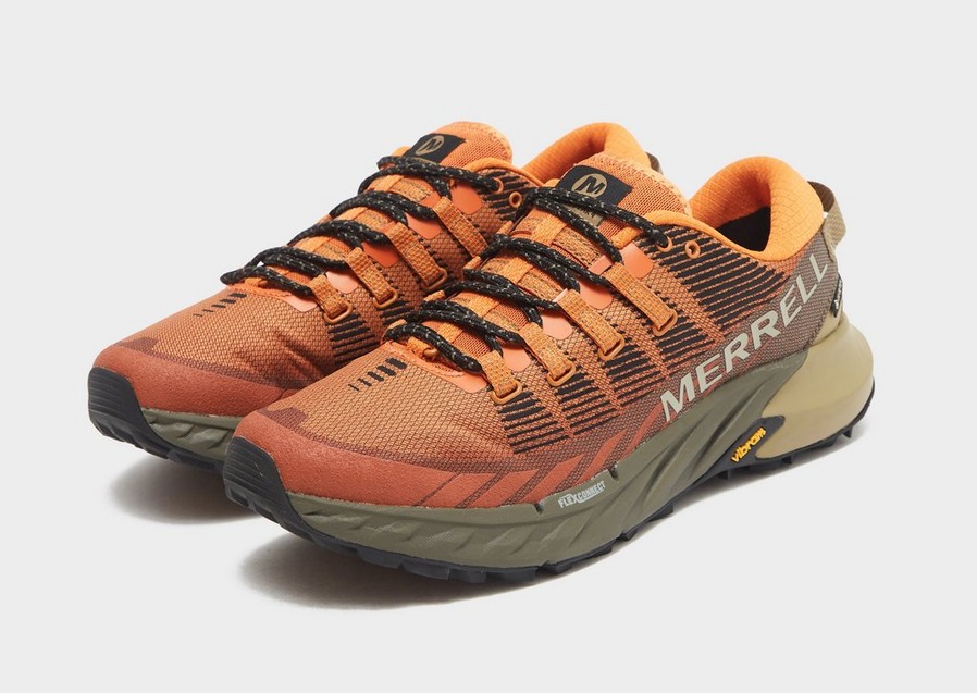 Buty do biegania męskie MERRELL AGILITY PEAK 4 GORE-TEX J067345 Pomarańczowy