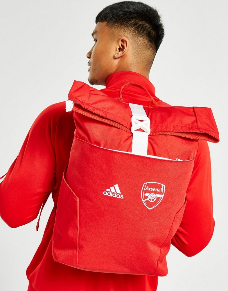 Plecak sportowy męski ADIDAS PLECAK ARSENAL FC BACKPACK H62446 Czerwony