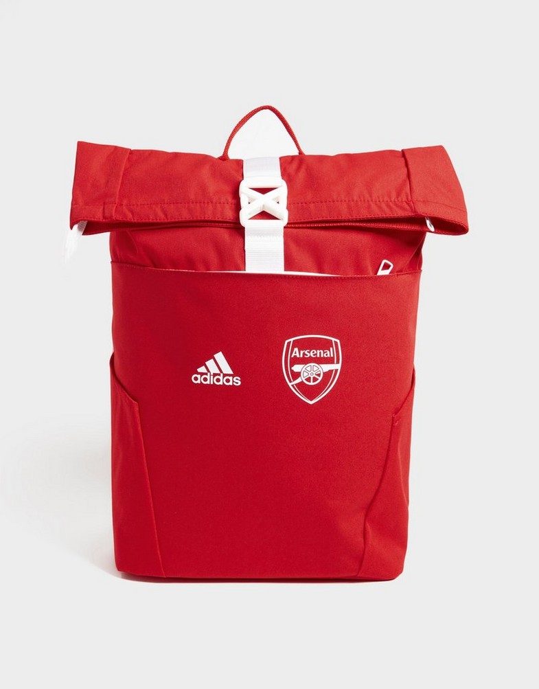 Plecak sportowy męski ADIDAS PLECAK ARSENAL FC BACKPACK H62446 Czerwony