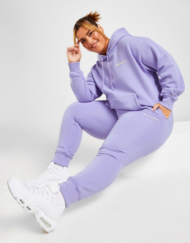 CHAMPION DRES PLUS SIZE SMALL LOGO TRACKSUIT 116130JKABS158S Niebieski