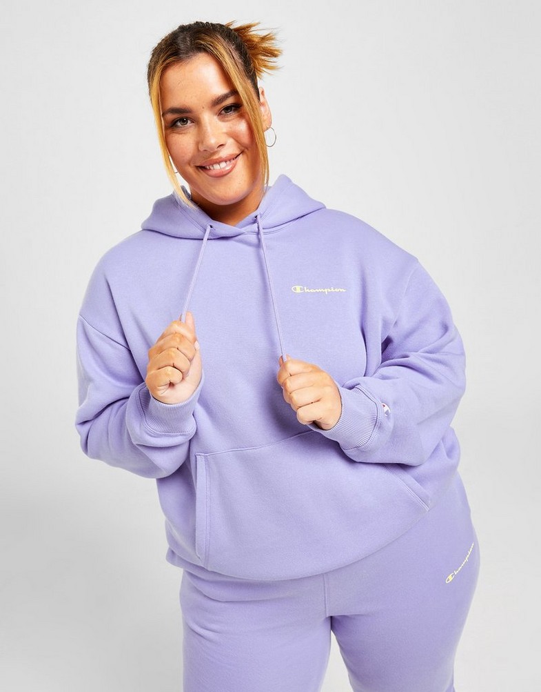 CHAMPION DRES PLUS SIZE SMALL LOGO TRACKSUIT 116130JKABS158S Niebieski