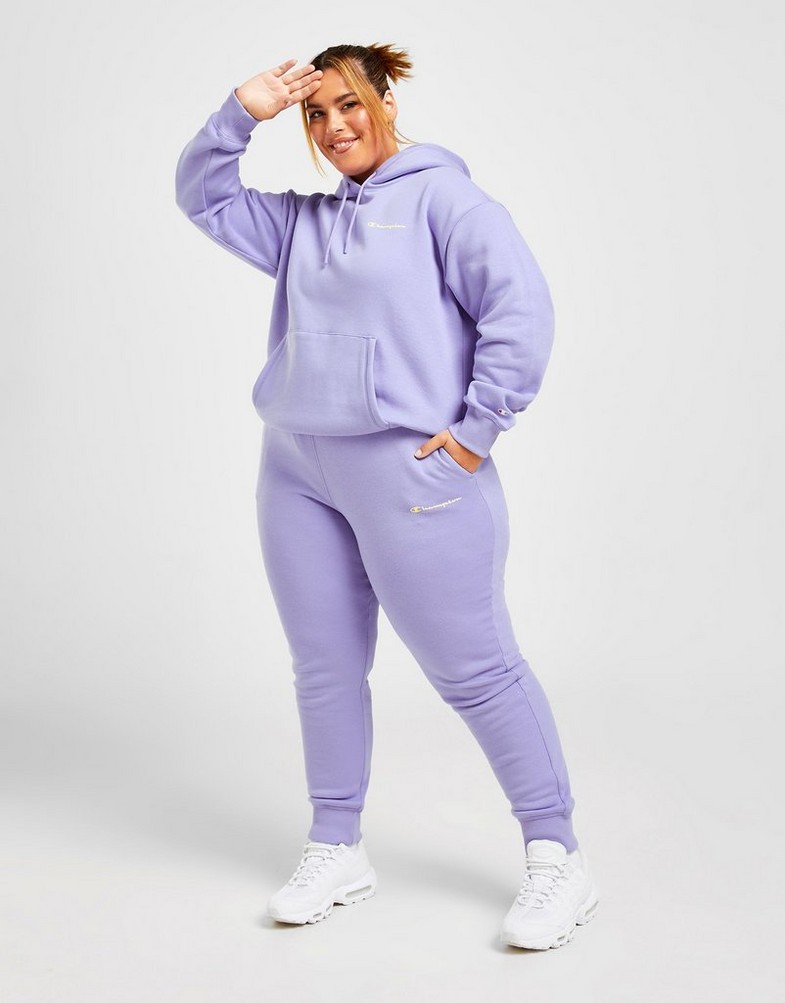 CHAMPION DRES PLUS SIZE SMALL LOGO TRACKSUIT 116130JKABS158S Niebieski