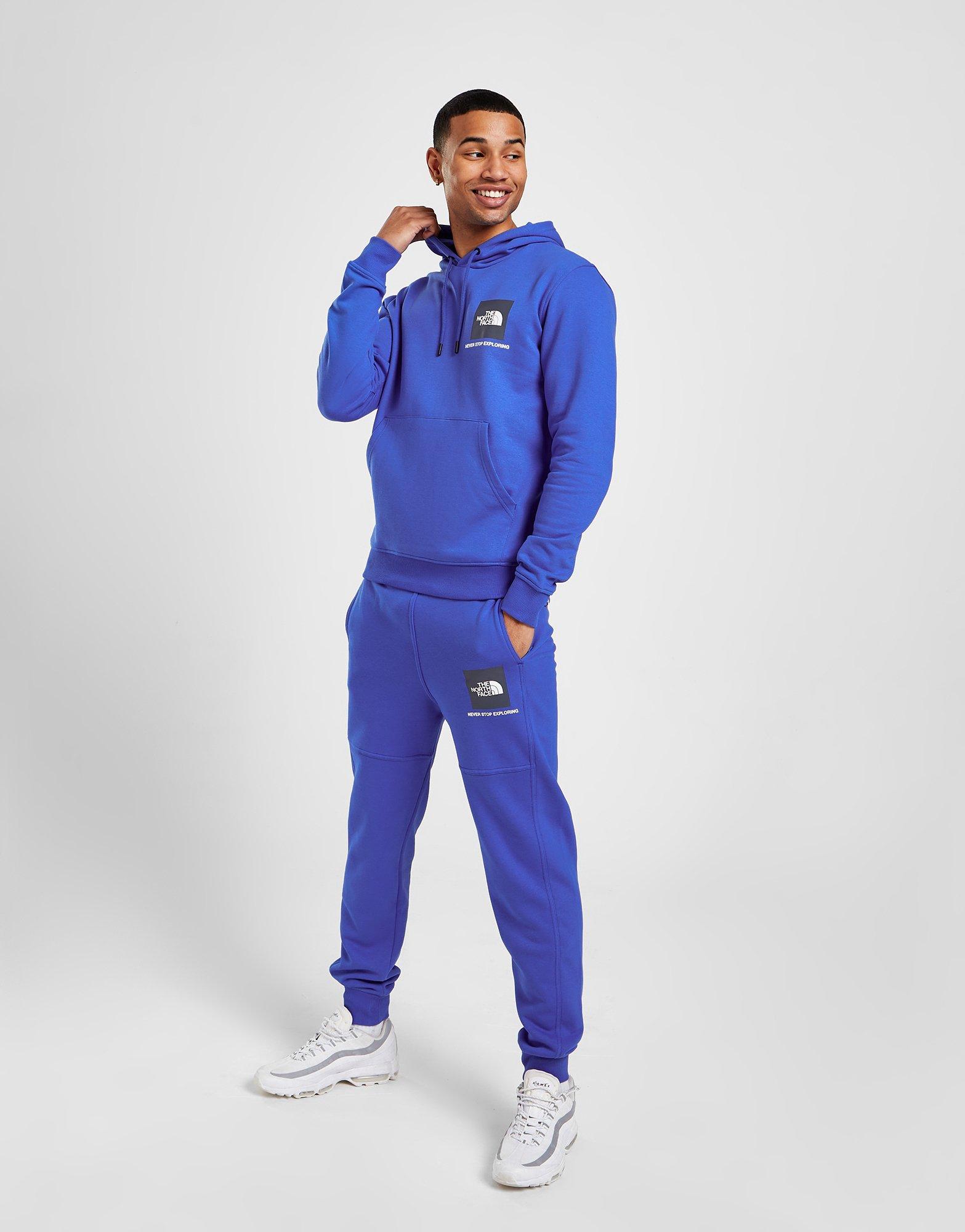 Pánska mikina THE NORTH FACE MIKINA S KAPUCŇOU FINE BOX HOODIE NF0A7ZGXIKL1 Modrá