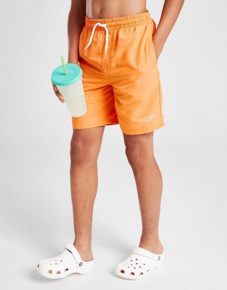 Krótkie spodenki, szorty dziecięce MCKENZIE SZORTY ESSENTIAL SWIM SHORTS JUNIOR MCKTJ14647430 Pomarańczowy