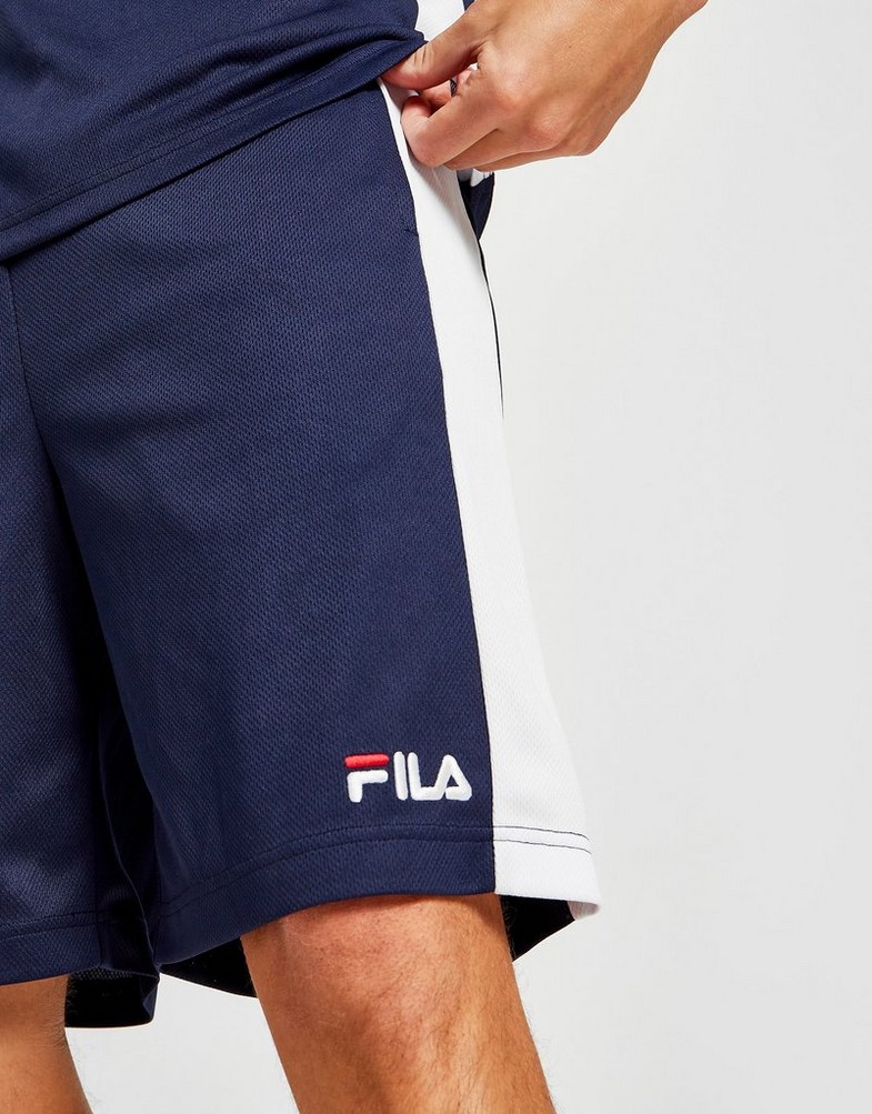 Krótkie spodenki, szorty męskie FILA SZORTY MELLI BASKETBALL SHORTS SS22JDM026 Granatowy