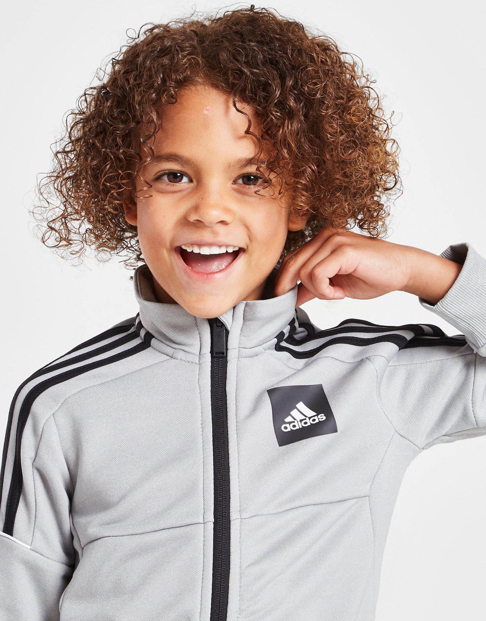 Vaikiški sportiniai kostiumai ADIDAS KOMPLEKTAS MATCH SUIT HL1557 Pilka