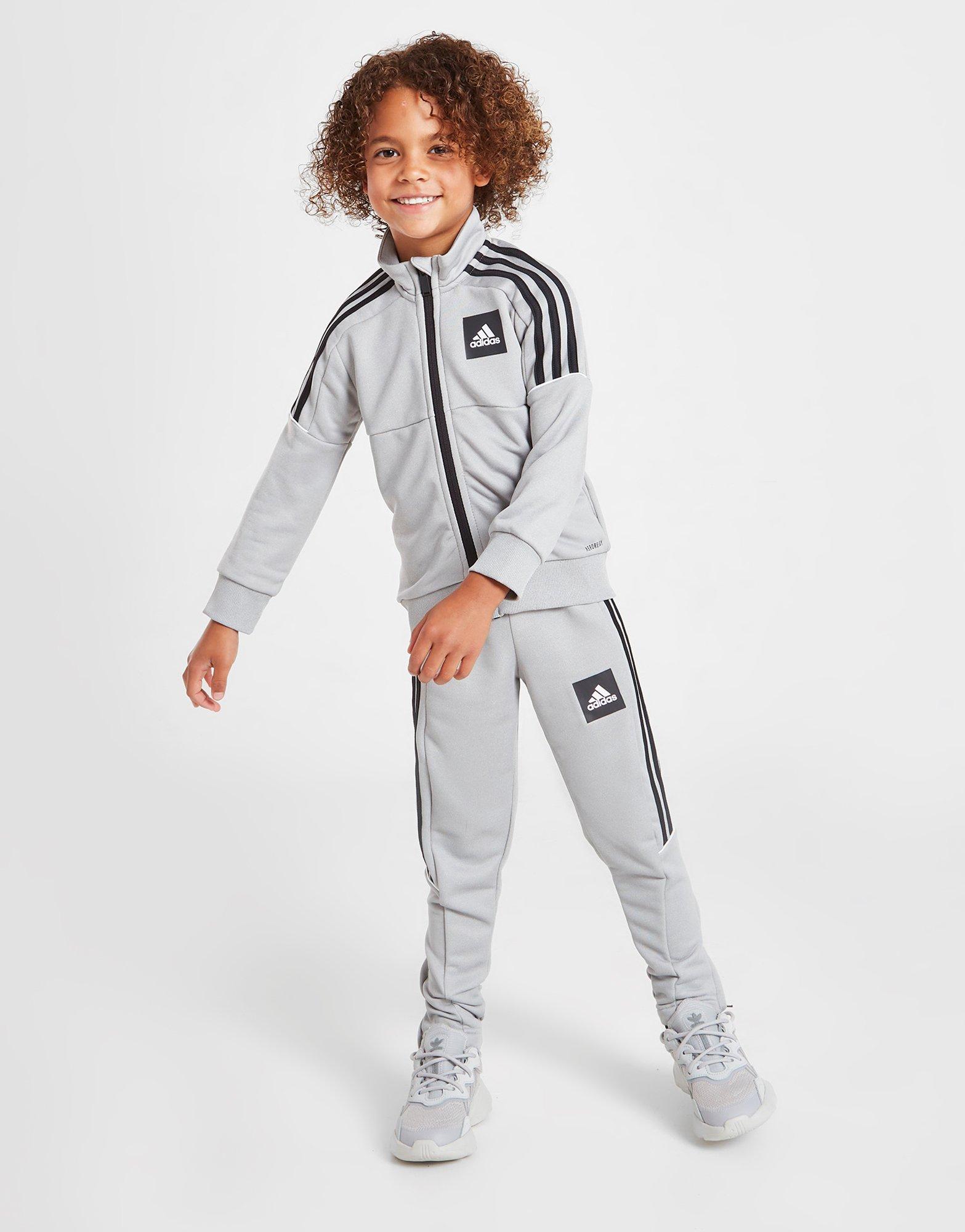 Vaikiški sportiniai kostiumai ADIDAS KOMPLEKTAS MATCH SUIT HL1557 Pilka