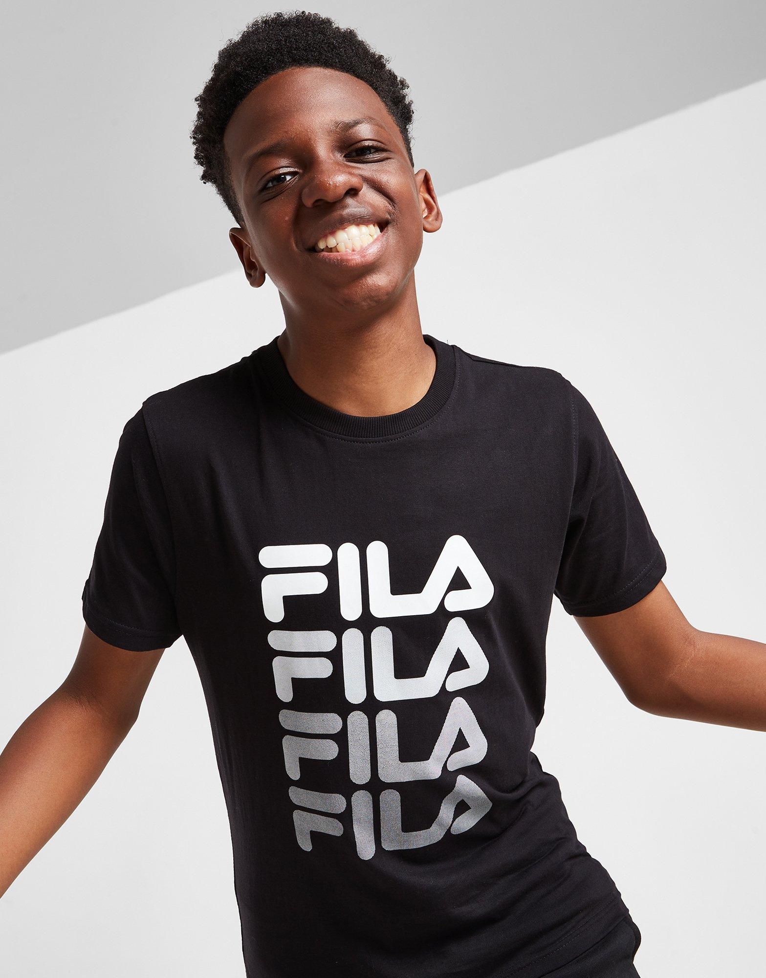 Detské tričko FILA TRIČKO FERRI GRAPHIC TRIČKO JUNIOR SS22JDK003BLK Čierna