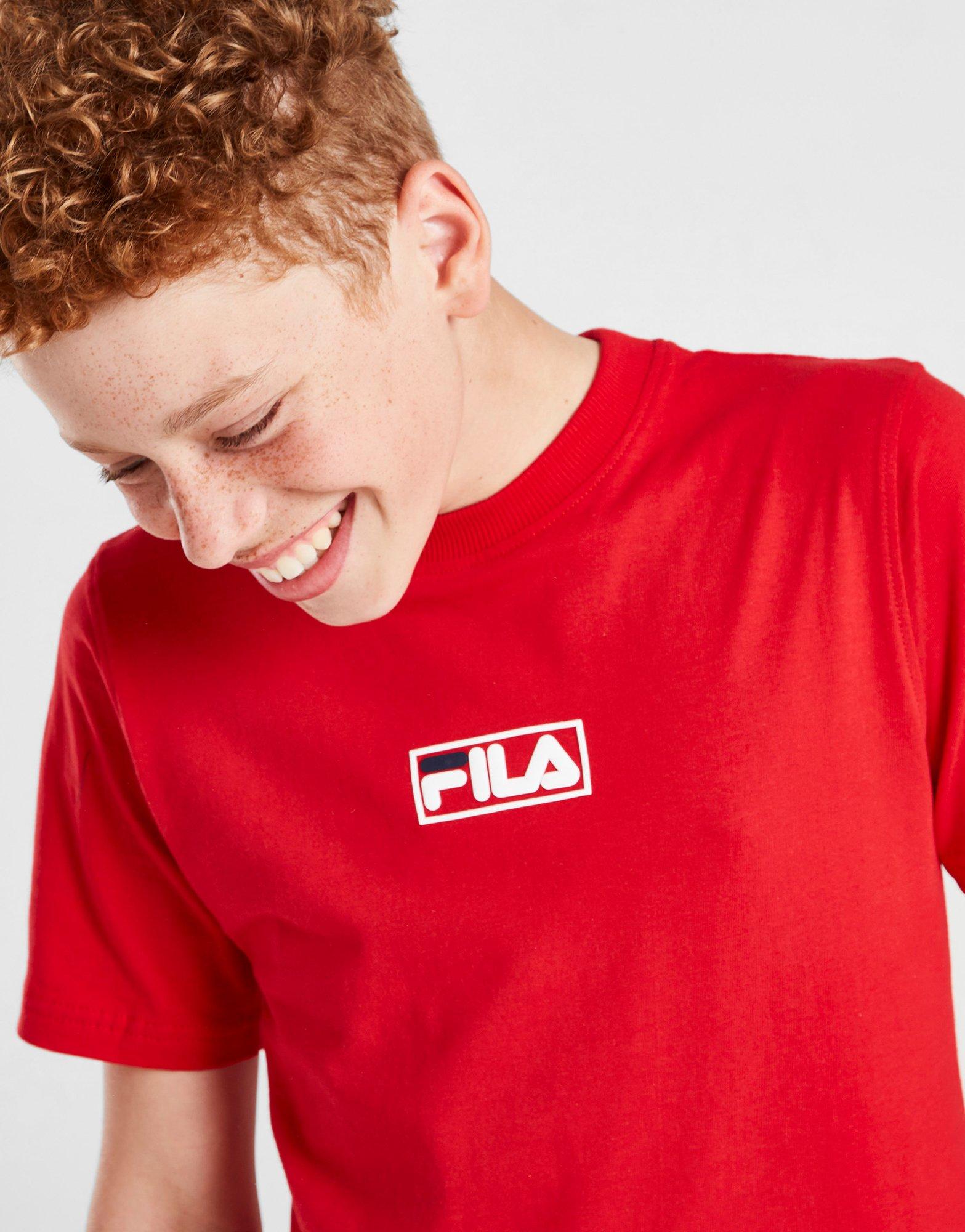 Detské tričko FILA ESSENTIAL TRIČKO JUNIOR  SS22JDK001RED Červená