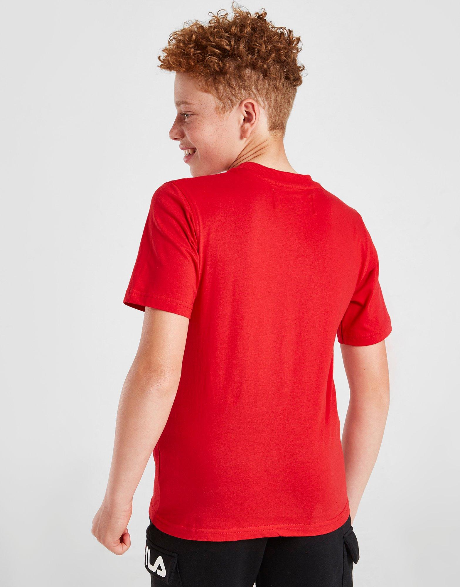 Detské tričko FILA ESSENTIAL TRIČKO JUNIOR  SS22JDK001RED Červená