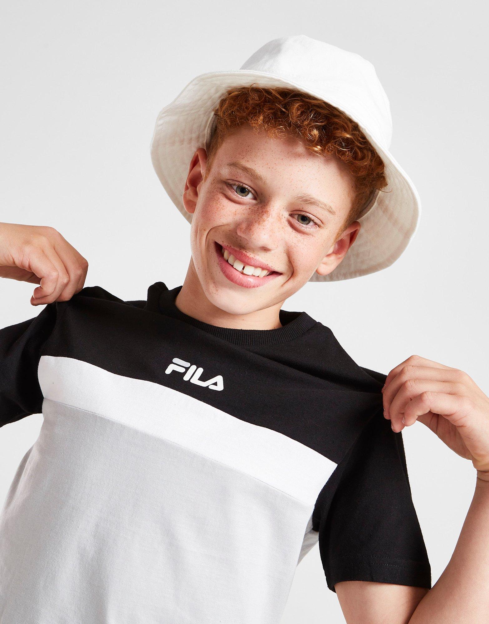 Vaikiški sportiniai kostiumai FILA CUT & SEW MARŠKINĖLIAI/SHORTS SET JUNIOR  SS22JDK013GRY Pilka