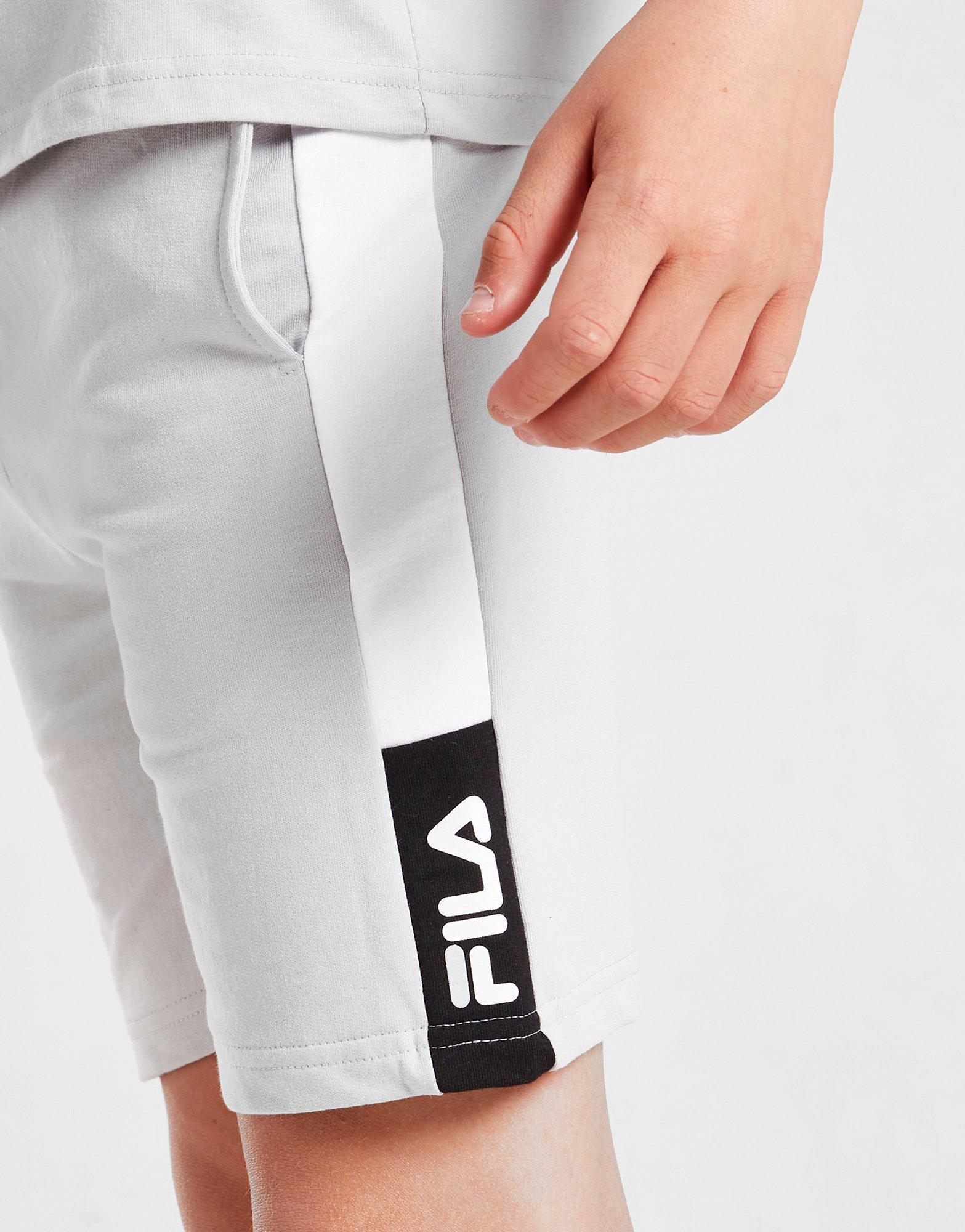 Vaikiški sportiniai kostiumai FILA CUT & SEW MARŠKINĖLIAI/SHORTS SET JUNIOR  SS22JDK013GRY Pilka