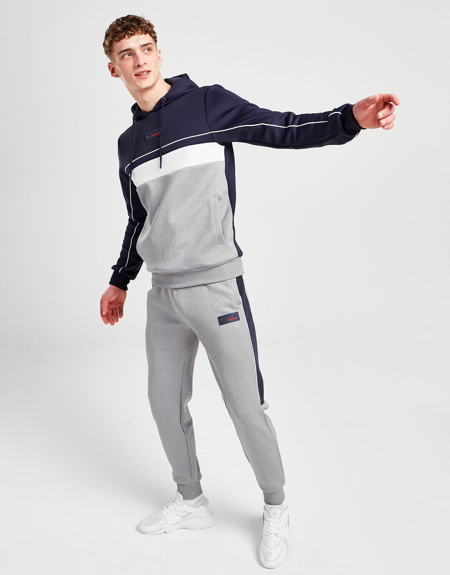 Pánska mikina MCKENZIE HASTE POLY OVERHEAD HOODIE MCKTM15177 Tmavomodrá