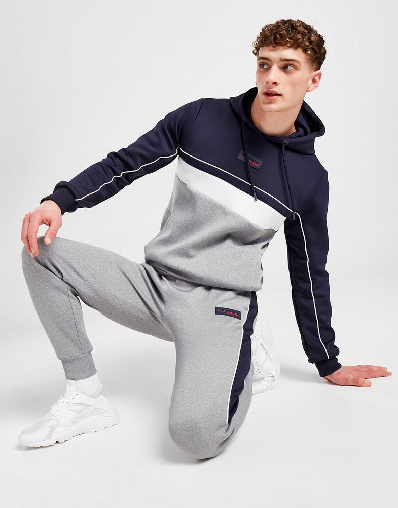 Pánske nohavice MCKENZIE HASTE POLY TRACK PANTS MCKTM15181 Tmavomodrá