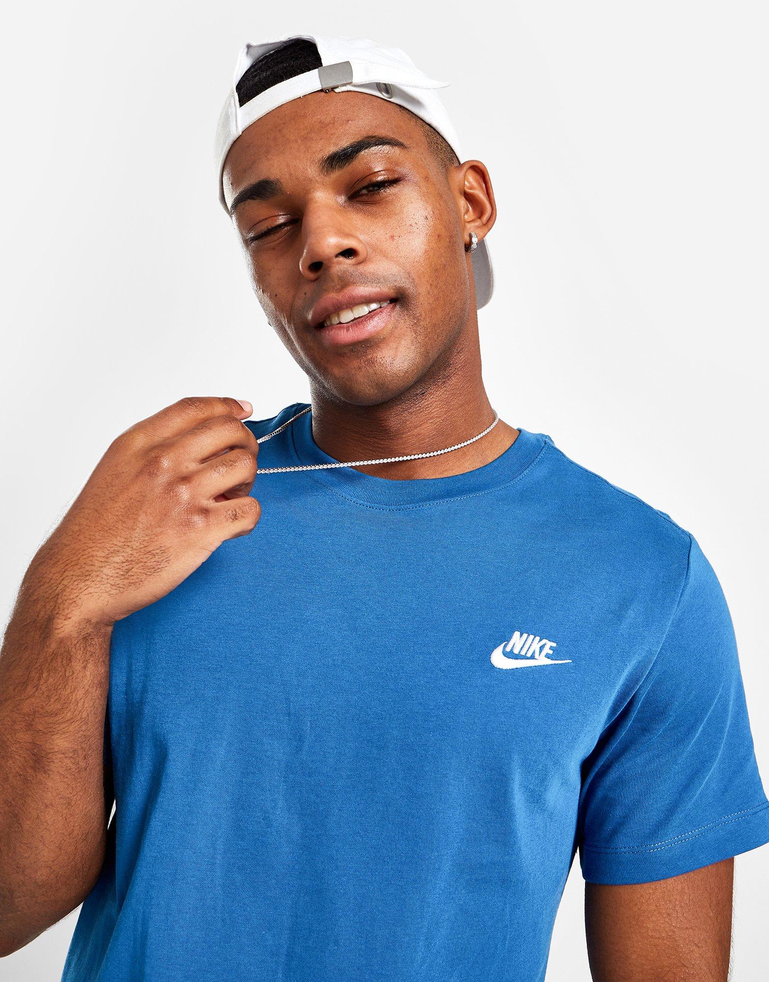 Pánske tričko NIKE TRIČKO SPORTSWEAR CLUB TRIČKO DQ3948407 Modrá