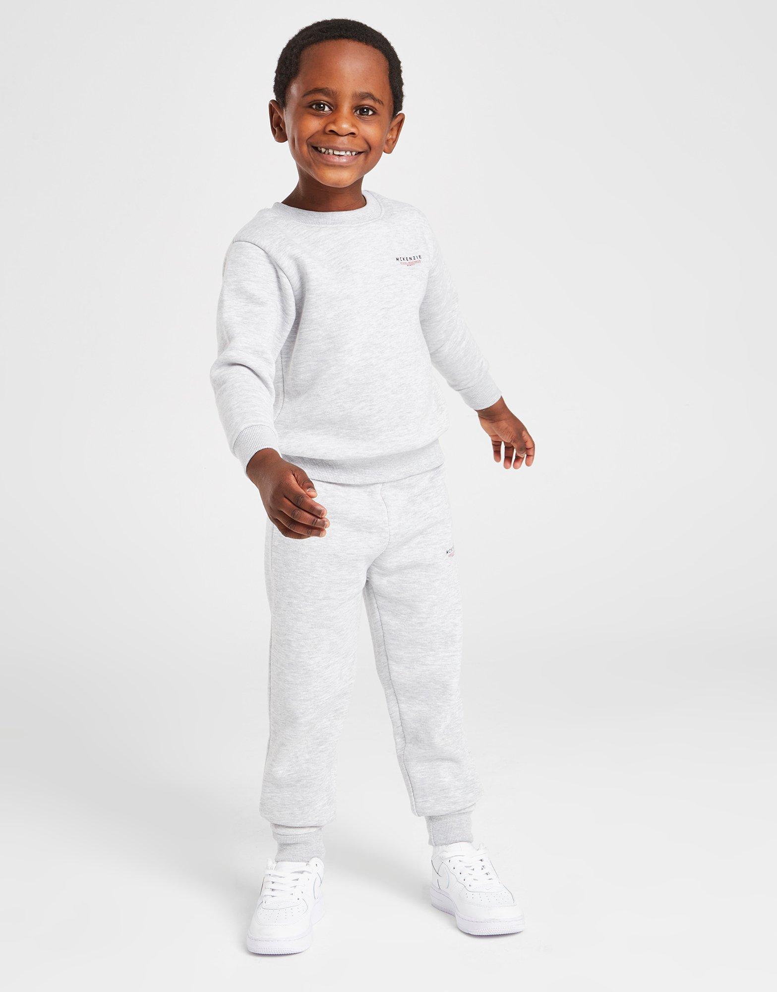 Vaikiški sportiniai kostiumai MCKENZIE KOMPLEKTAS MINI ESS FLC CREW SUIT MCKTI15415020 Pilka