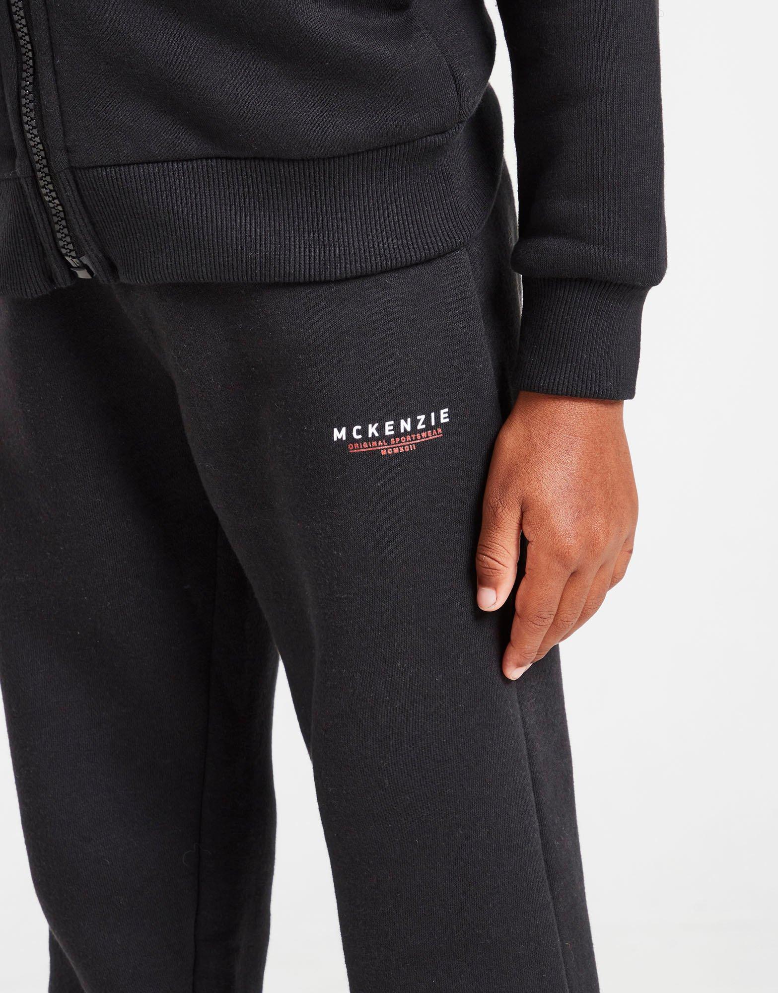 Dětské kalhoty MCKENZIE KALHOTY  MINI ESS FLC PANT MCKTI15421090 Černá