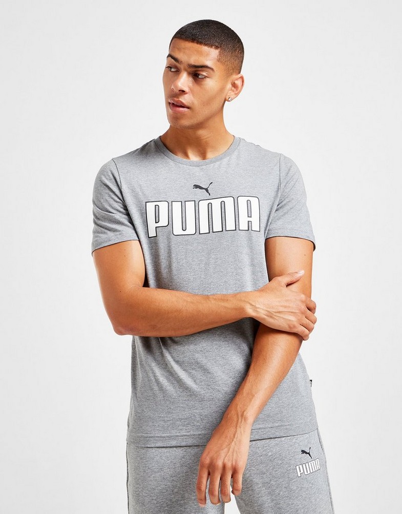 Férfi póló PUMA NEW LOGO PÓLÓ  53261753 Szürke