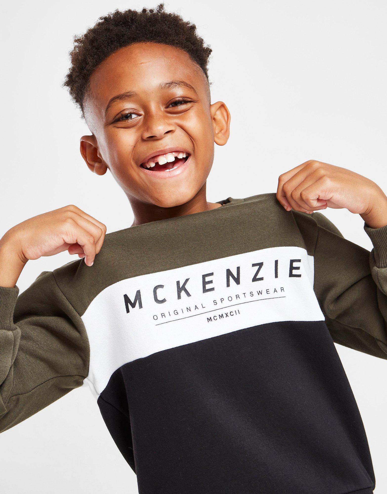 Detská tepláková súprava MCKENZIE SÚPRAVA MINI JKR C/B CRWST MCKTI15304611 Khaki