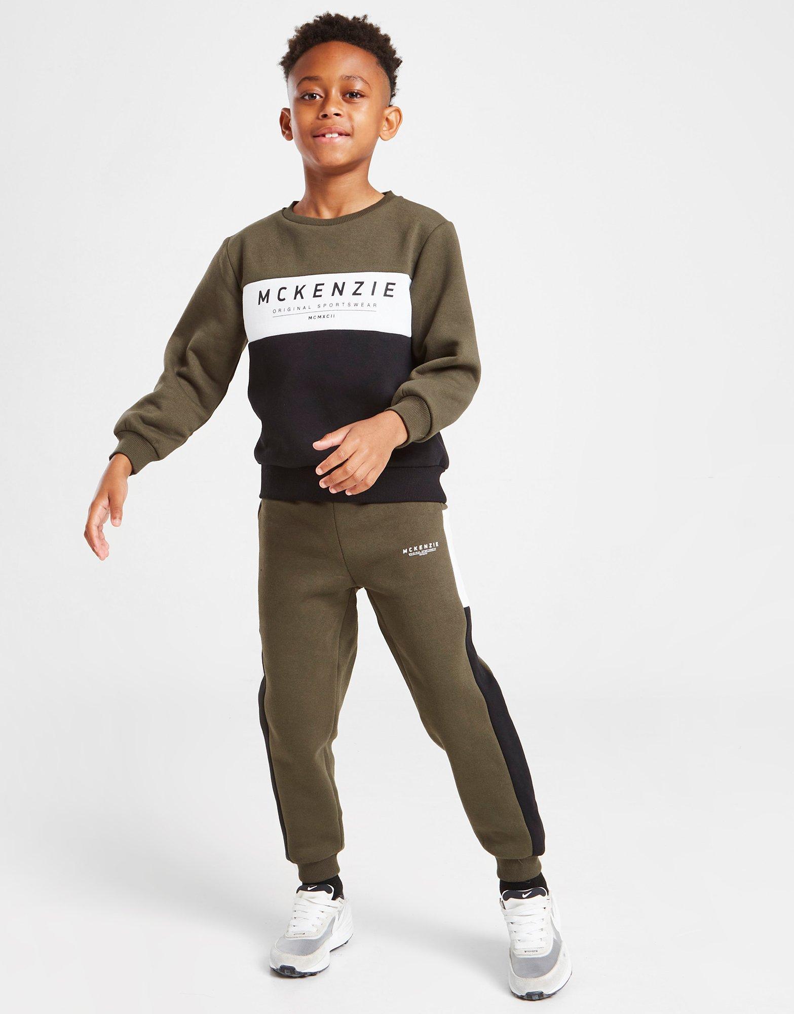 Detská tepláková súprava MCKENZIE SÚPRAVA MINI JKR C/B CRWST MCKTI15304611 Khaki