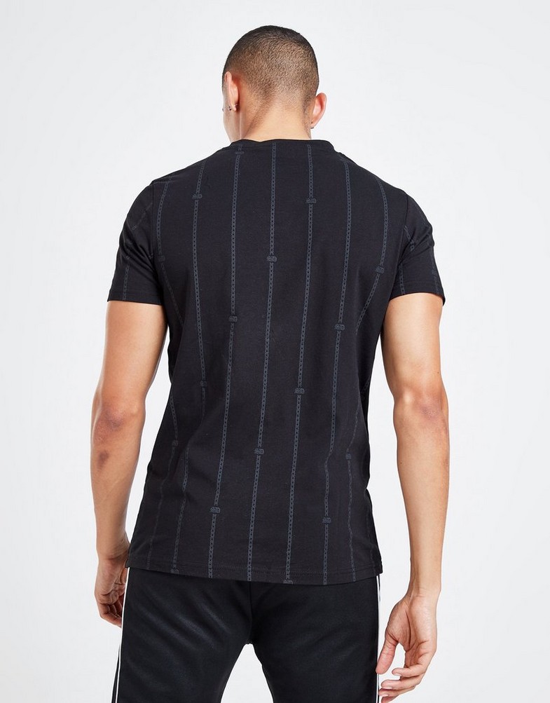 Koszulka, t-shirt męski SUPPLY & DEMAND CHAIN PIN T SHIRT SUPTM16000 Czarny