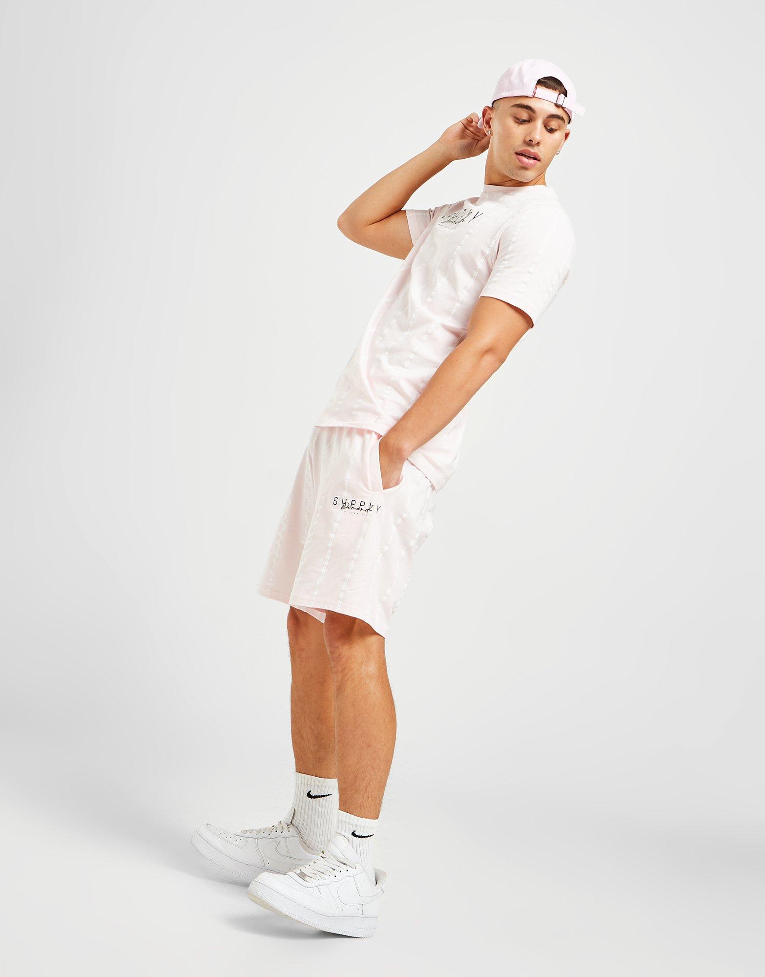 Vyriški šortai SUPPLY & DEMAND ŠORTAI CHAIN PIN SHORTS SUPTM16005 Rožinė