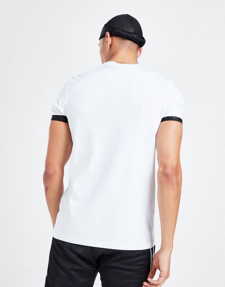 Koszulka, t-shirt męski SUPPLY & DEMAND T-SHIRT AMBITION TEE WHT SUPTM16001 Biały