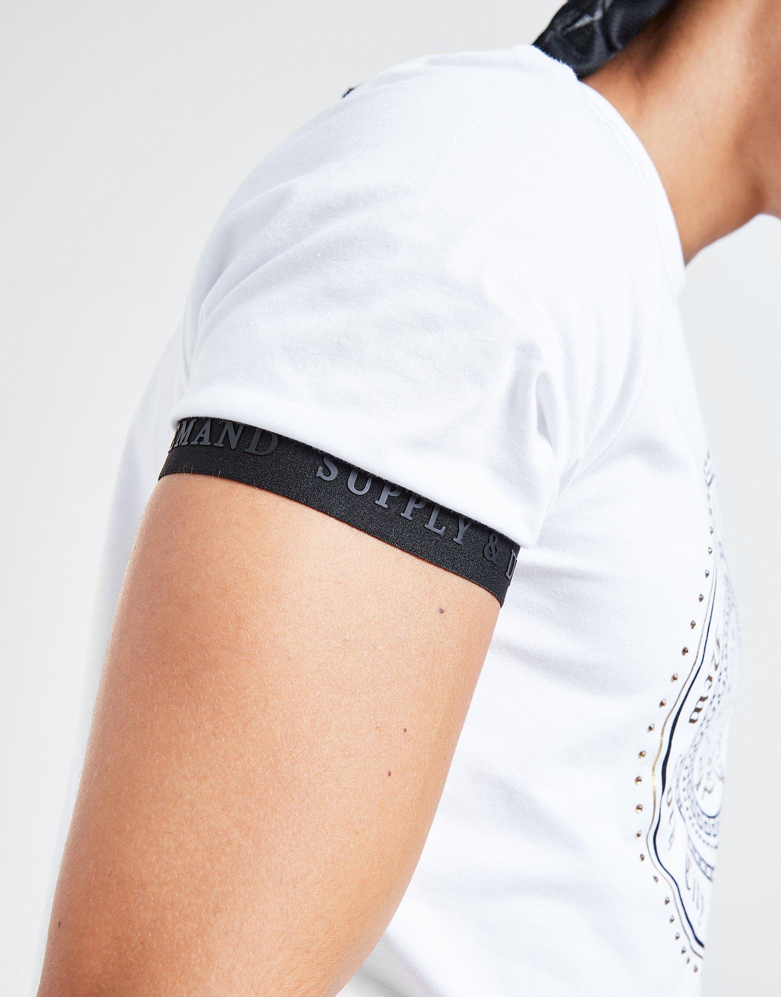 Pánske tričko SUPPLY & DEMAND TRIČKO AMBITION TEE WHT SUPTM16001 Biela