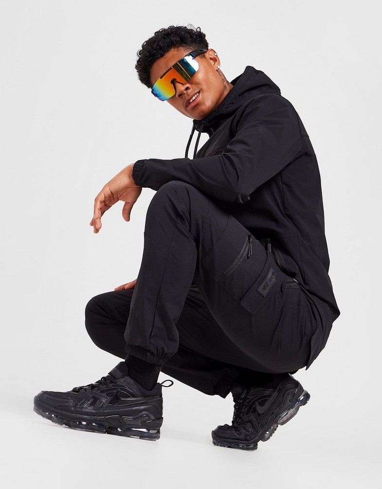 SUPPLY & DEMAND RUMBLE CARGO TRACK PANTS  SUPTM16075 Czarny