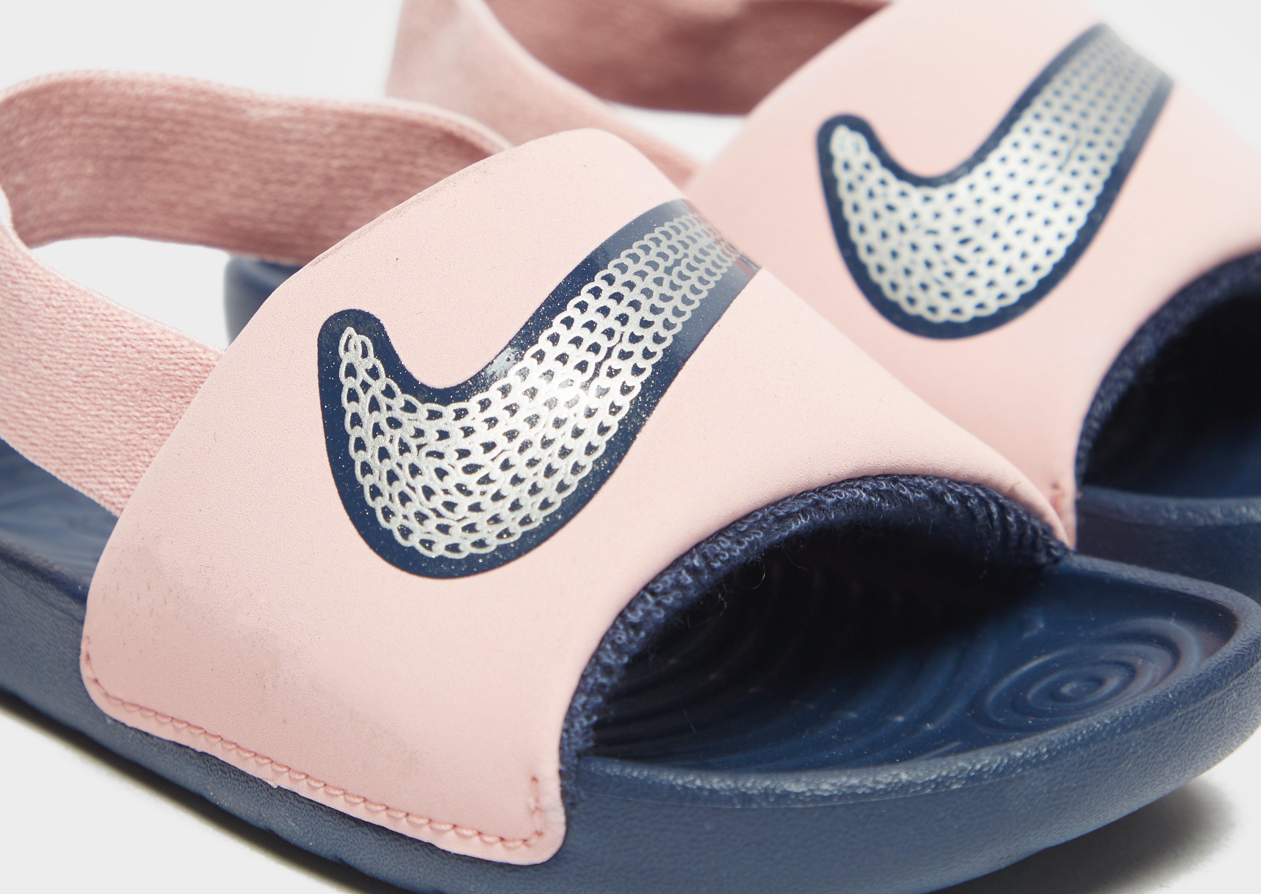 Gyerek papucsok és flip-flopok NIKE KAWA SLIDES  DB3297-600 Rózsaszín