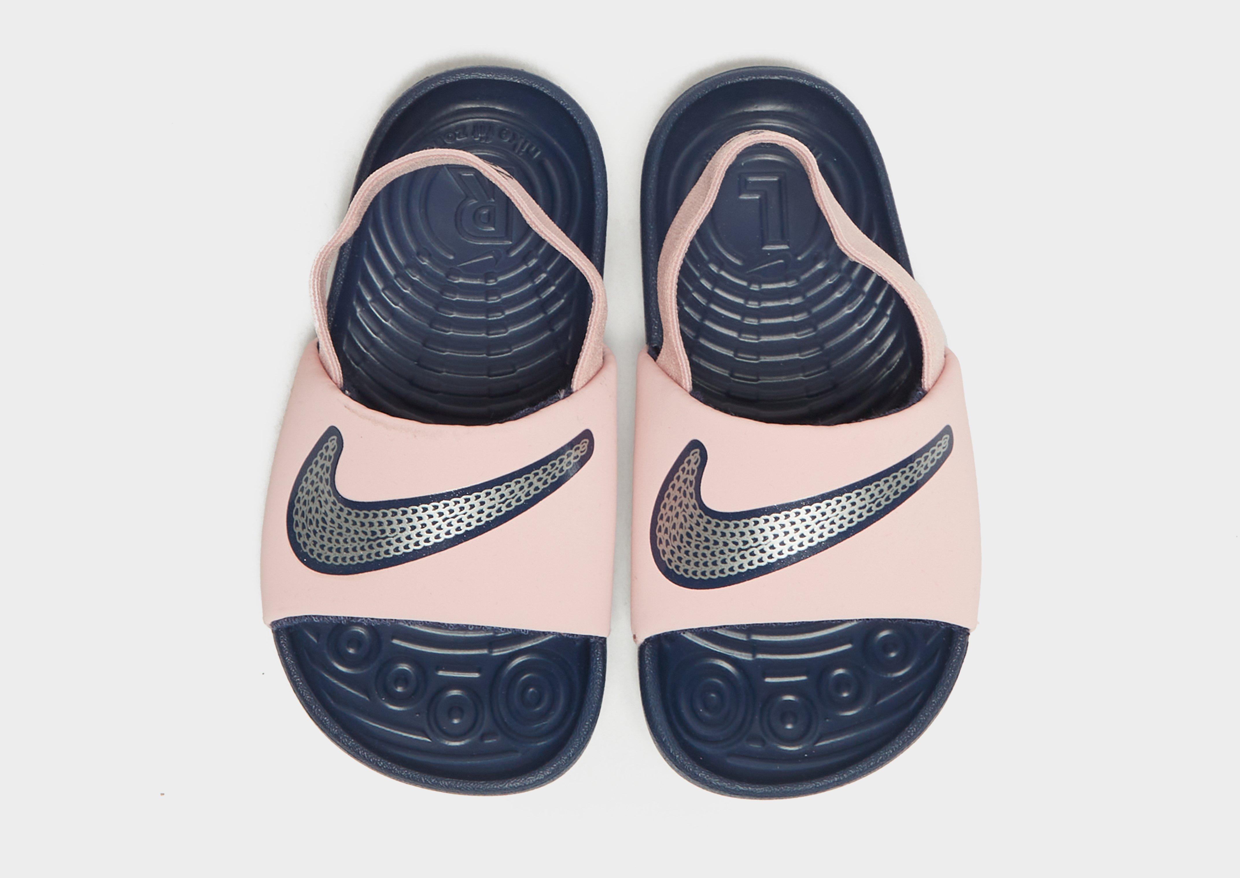 Gyerek papucsok és flip-flopok NIKE KAWA SLIDES  DB3297-600 Rózsaszín