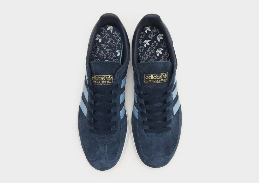 Buty sneakersy męskie ADIDAS HANDBALL SPEZIAL HQ3684 Niebieski