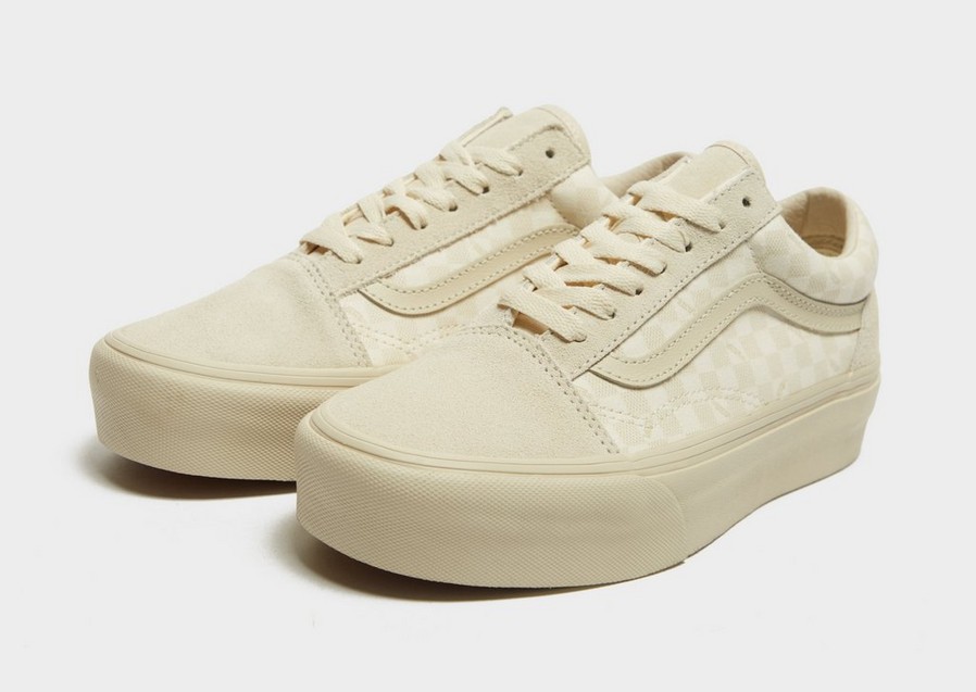 Dámske topánky skate VANS OLD SKOOL PLATFORM  VN0A3B3UEDQ Béžová